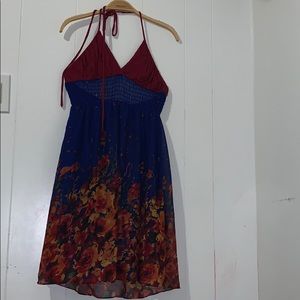 Spring halter dress